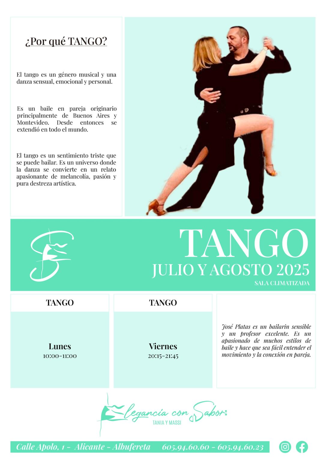 tango - Elegancia con Sabor