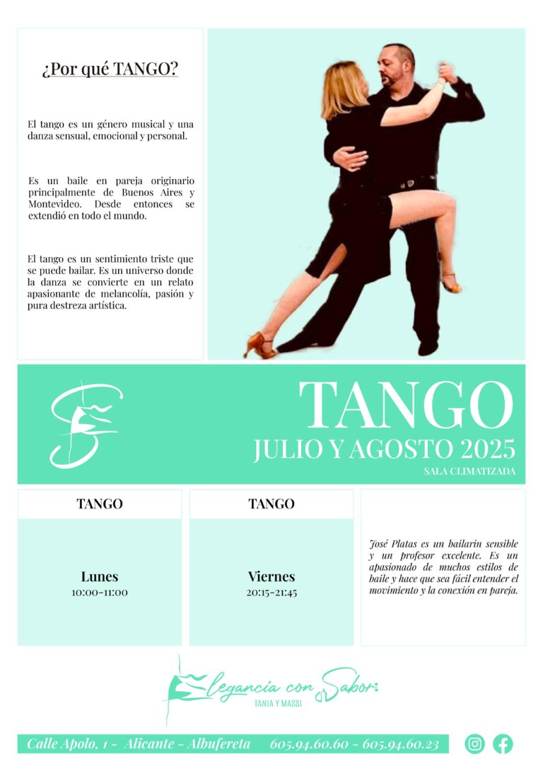 tango - Elegancia con Sabor