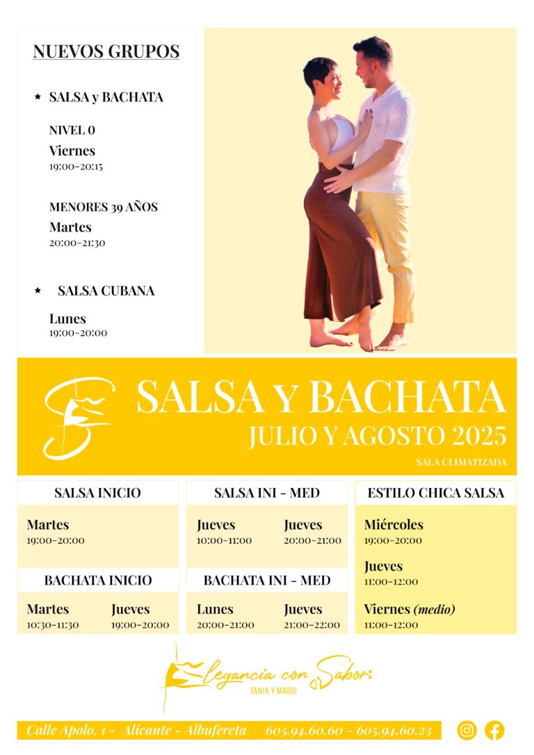 salsa y bachata - Tania y Massi
