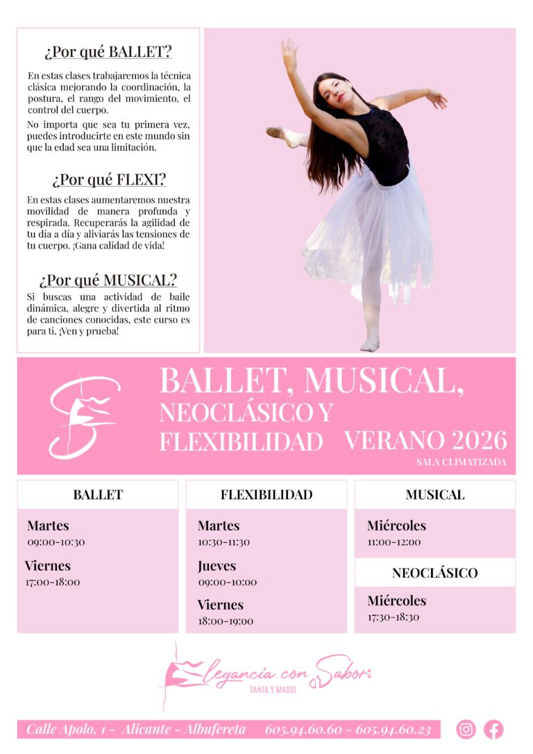 balet, musical, flexibilita_verano 2026
